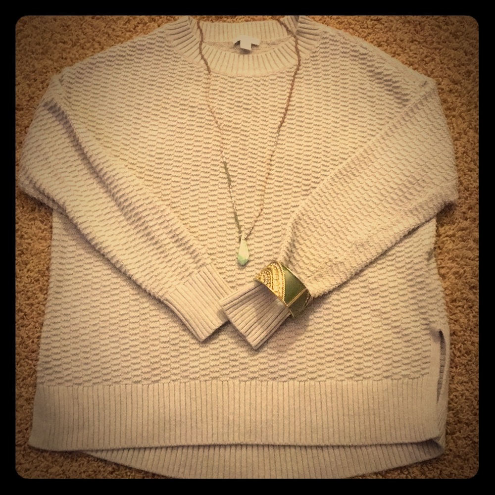 Oatmeal Cozy Sweater!